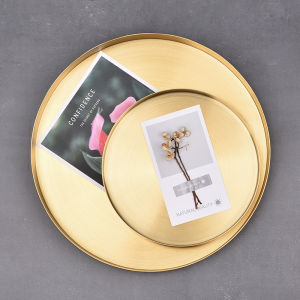 Aesthetic Luxury Circular Tray