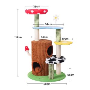 zeze | Space-saving All-Seasons Cat Tree
