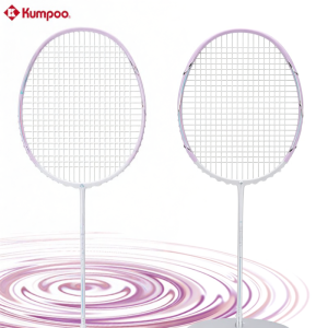 KUMPOO | Full Carbon Lightweight 5U Match Training Pink Badminton Racket