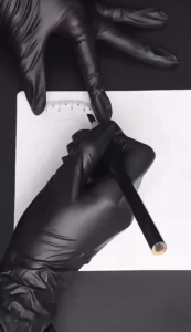 PENGGARIS SULAM ALIS / RULER EYEBROW ALAT SEMI PERMANEN PROFESIONAL 5 PASANG PEMBENTUK ALIS / CETAKAN ALIS