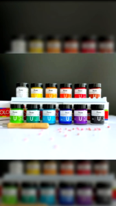 Màu Poster Pentel WPU màu vẽ cao cấp vẽ trên mọi chất liệu dễ pha chồng màu