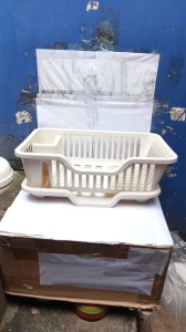 kệ úp dĩa có khay thoát nước đa dụng màu ngẫu nhiên