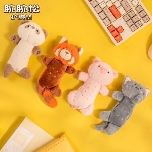 Wrist loose plush mouse pad Wrist pad Office ladies cute plush wrist pad hand rest