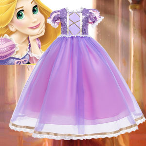 Rapunzel Princess Sofia Snow White Cosplay Child Dress