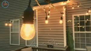 Lampu Fitting Hias Outdoor vinteg 10 Fiting Panjang 5m 10m  E27 Cafe Vintage Halaman Pertokoan