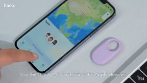 Thiết Bị Định Vị GPS Hoco E94 định vị toàn cầu Theo Dõi Oto Xe Máy Tìm Chìa Khóa Đồ Vật Ví Thú Nuôi Kết Nối Qua App