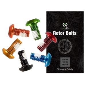 CNC Bicycle Accessories Bike Disc Brake Rotor Bolt Fit Shimano Sram Magura Disk Brake Rotors Fixed Bolts 12pcs MTB Road Part