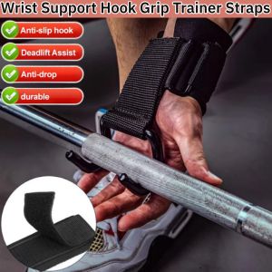 Wrist Support Hook Grip Hook Trainer Hand-Bar Wrist Straps Heavy Duty Power Lifting Gloves