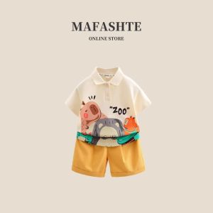BOGUXIONG | Childrens Summer Polo Style Clothing Set