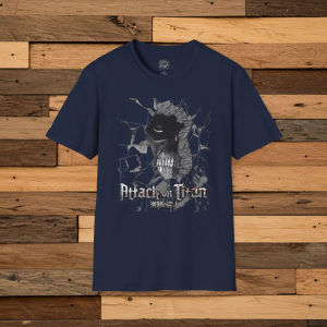 Bandai | Attack on Titan Pattern 2026 Series Mens and Womens Spring/summer New Pure Cotton T-shirts Comfortable Breathable High-quality
