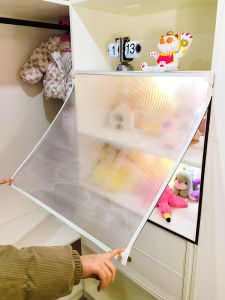 Sideboard Cabinet Sundries Room Shade Curtain Tea Cabinet Cabinet Changhong Soft Glass Tasteless Anti-Dust Curtain Portiere Curtains Magnetic Suction