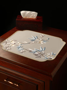 Thảm Cốc Cách Nhiệt Phong Cách Trung Hoa Mới Thảm Bàn Ăn Chống Bỏng Thảm Chậu Hoa Thảm Xô Thảm Bàn Trà Trang Trí Nhà