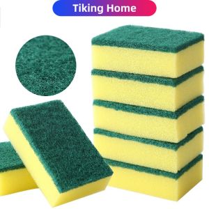 Dishwashing Reusable Kitchen Sponge Useful Accessories Cleaning Supplies Home Tools And Gadgets For Washing Tableware Scrubber