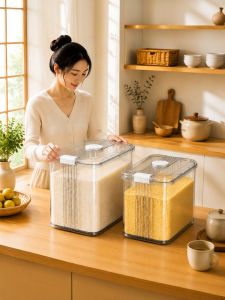 MEIZHUFU | Moisture Proof and Insect Repellent Food Storage Container