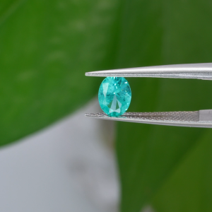 3x5mm-6x8mm Hình Oval Paraiba YAG tổng hợp với bao hàm Yttrium Garnet đá rời DIY phụ kiện trang sức làm