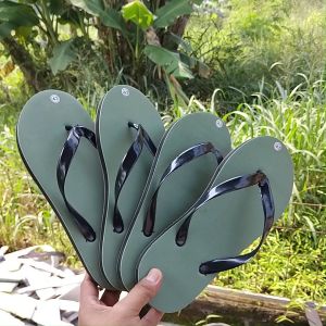 SENDAL JEPIT FLAT SANTAI CEWEK DEWASA WARNA HIJAU SAGE SOFT TERMURAH