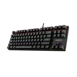 Bàn Phím Cơ Deli - Có LED RGB Phù Hợp Văn Phòng Gaming Chuyên Nghiệp Có Dây Dành Cho Laptop PC Bàn Phím Cơ Cho Game Thủ Blue Switch Đa Năng Có Thể Thay Keycap