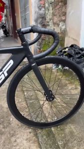 (CHAT VỚI SHOP TRƯỚC KHI GẶP HÀNG) Xe đạp fixed gear VISP TRX 2024 cấu hình tiêu chuẩn màu đen và trắng