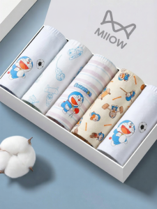 MiiOW | Cotton Class A Antibacterial Cartoon Breathable Boxer Shorts