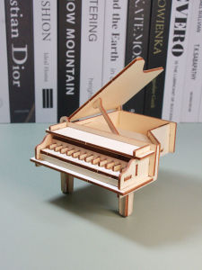 Mô Hình Đàn Piano Gỗ Tự Làm Lắp Ráp Thủ Công Đồ Chơi Giáo Dục Khối Lượng 3D Cho Trẻ Em Quà Tặng Đồ Chơi Giáo Dục
