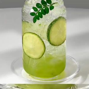 Cốc thuỷ tinh chịu nhiệt hình lon coca - Uống cafe trà nước ép decor