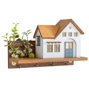 เข็มขัดติดประตูรูปพืชสไตล์ฝรั่งเศสของ AYING ที่สวยงามและเป็นศิลปะสำหรับตกแต่งบ้าน วัสดุไม้ ทรงไม่สมมาตร