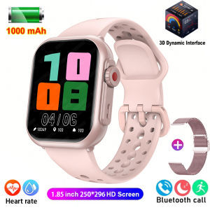 Ultra K62 1000 mAh Battery Smart Watch Men Women HD AMOLED GPS Track 100+Sport Heart Rate Bluetooth Call Waterproof Smartwatch