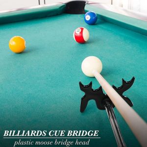 Retractable Billiard Cue Stick Bridge with Bridge Head，Billiard Pool Cue Accessory for Pool TableBridge Head SH197