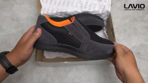 Sepatu Pria Safety Sport Lavio Earl Terbaru Sneakers Safety Ujung Besi