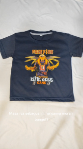 Baju Kaos Anak Karakter FF Rapper Elite Keren Anak laki laki Lucu Usia 1 - 10 Tahun Hypelane - DTF