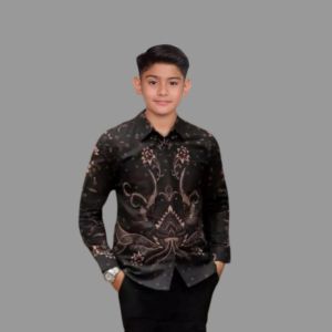 Batik couple family baju batik couple ayah dan anak laki usia 2-12thn