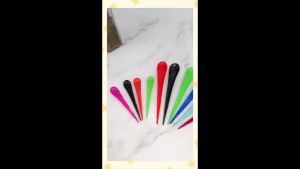 100 Pcs Colored Taster Spoons Plastic Mini Spoons Multi-Color Small Dessert Spoons Ice Cream Spoons for Crafts Tasting Sampling