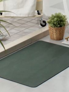Seaweed mud Mat Super Absorbent Quick Dry Bathroom Mat 5mm Thick Tpr Non-Slip Bottom Rubber With Zero Formaldehyde