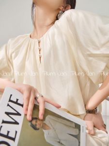 PlumJan | Áo Blouse Tay Ngắn Đa Năng Elegance Mới Cho Mùa Hè