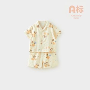 Wismorni | Silk Summer Thin Baby Shorts & T-shirt Set