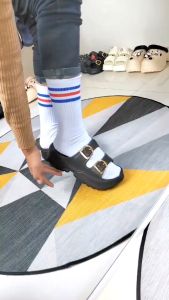 FGMM Sandal Wanita Kekinian Tinggi Sandal Fuji Wanita Wedges Korea Sandal Jelly Wanita Terbaru