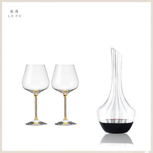 Luxurious Crystal Wine Decanter Lightweight Elegant Glass Wine Pourer for Red Wine Breath-taking New Model Home Use Gift