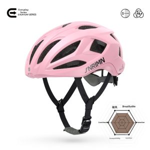 Santic | Ventilated Road Bike Helmet with Light