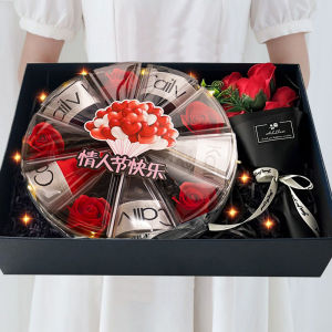 Creative Gift Box Romantic Birthday Present for Husband Boyfriend Mens Underwear Cake Qixi Festival Valentines Day Gift