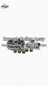Rumah Roller Assy Beat Sporty-Street-Pop-New-CBS-ISS-CW-STD & Scoopy FI eSP-New & New Vario 110 F1 2015 & Spacy F1 Roler Penutup-Tutup-Slider-Set-Lengkap-Komplit