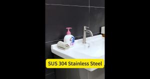 304 Stainless Steel Platform Water Large Single Single Cold and High toilet Hand Washing Washed Basin cold tablet faucet