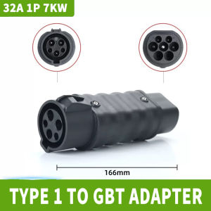Bộ Chuyển Đổi Sạc Xe Điện WUFEN J1772 Sang GBT 32A 7KW 250V Chất Liệu Nylon Hợp Kim Đồng Loại 1 Dành Cho Xe Có Cổng GBT