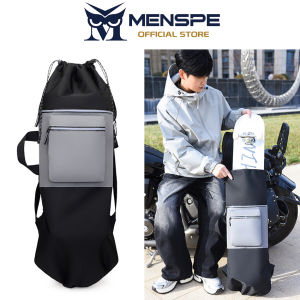 MENSPE Skateboard Carry Bag Oxford Fabric Skateboard Backpack with Front Storage Pocket for Standard Double Kick Skateboard Outdoor Travel Commuting