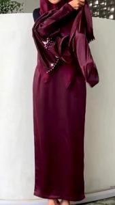 ADA JUMBO Fayra Baju Kurung Malaya Wanita Terbaru Payet Muiara Seragam Bridesmaid