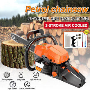 UNICO 22" Petrol Chainsaw Heavy Duty 52CC 2 Stroke Saw Gasoline Chainsaw High Performance Chainsaw