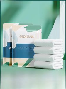 Disposable Bed Sheet Cover Pillowcase Duvet Cover Four-Piece Set for Travel Hotel Portable Dirt Resistant Cotton Towels