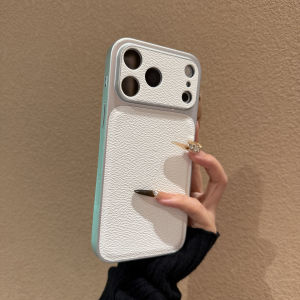Slim Durable iPhone 17 Pro Max Leather-like Case Cover
