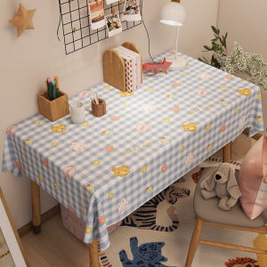 Modern Minimalist Floral Tablecloth for Dining Room Bedroom Study Desk High Aesthetic Value PVC Material Living Room Table Mat