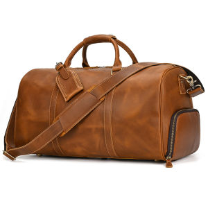 BOLIAO | Large Capacity Leather Mens Travel Bag