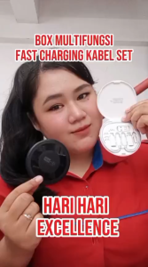 EXCELLENCE Box Multifungsi Fast Charging Kabel Set Kabel Data Portable Multifungsi Mini Kabel Set